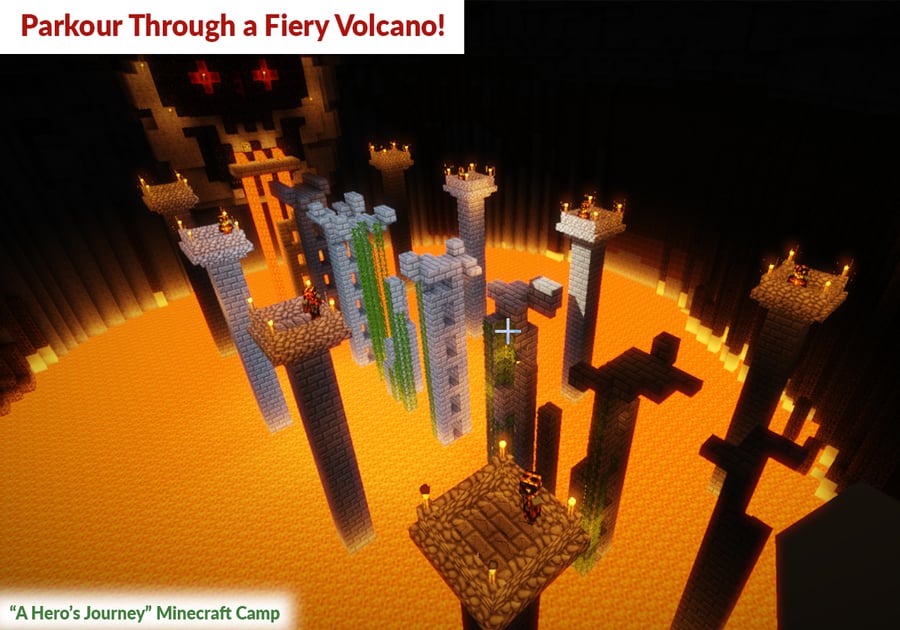 The Volcano Parkour