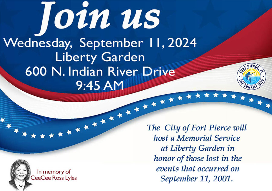 9/11 Remembrance Ceremony and Memorial Service and to Honor CeeCee Ross Lyles