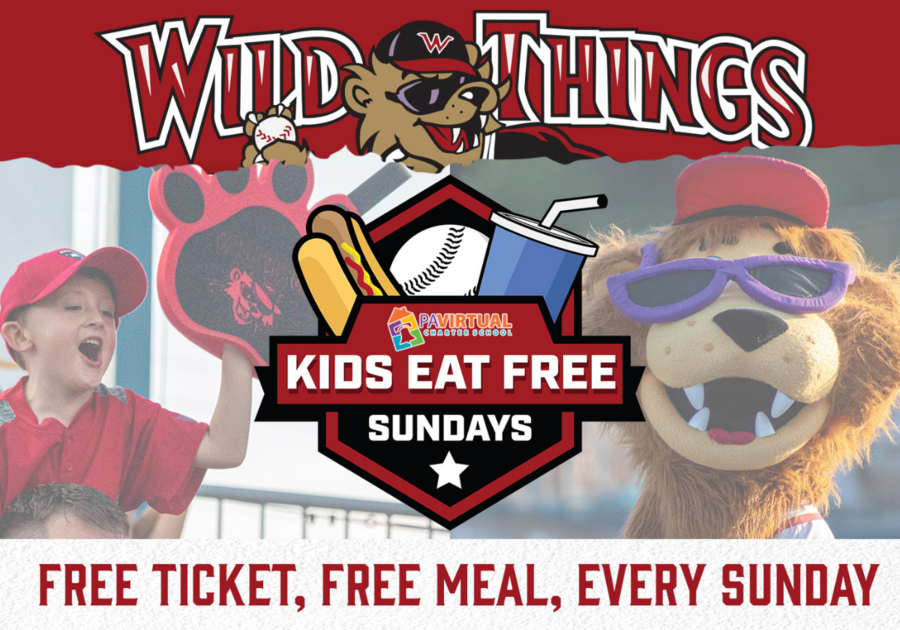 Washington Wild Things Kids Eat Free Free ticket, free meal, every sunday