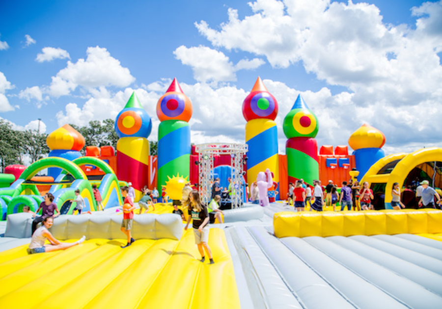 Winner Chosen for 4 Free Tickets to 'World's Largest Bounce House