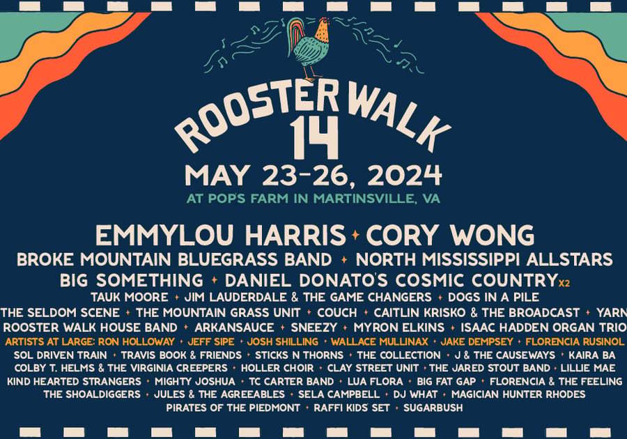 Rooster Walk Bands List