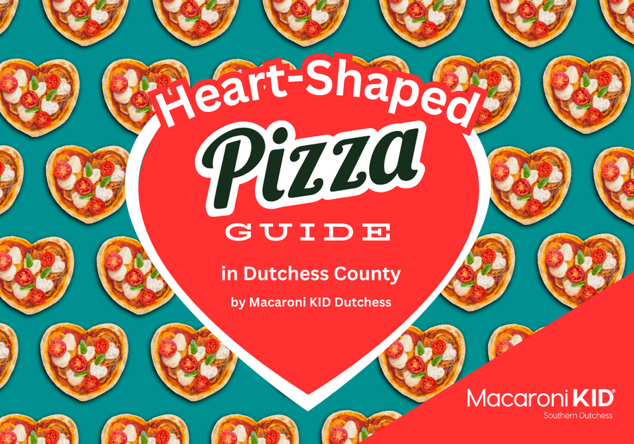 Heart shaped pizzas in Dutchess County