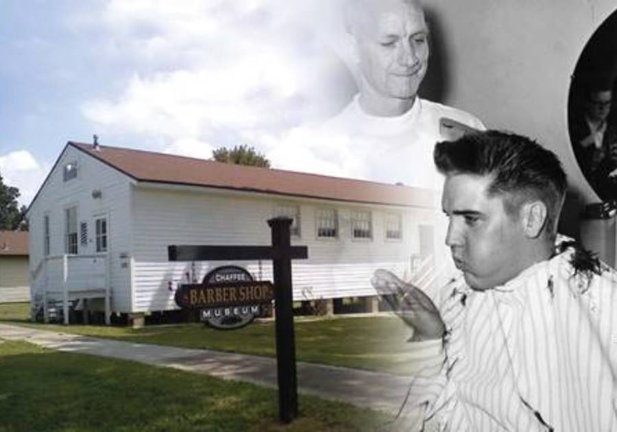 Elvis Haircut Day at Chaffee Barbershop Museum