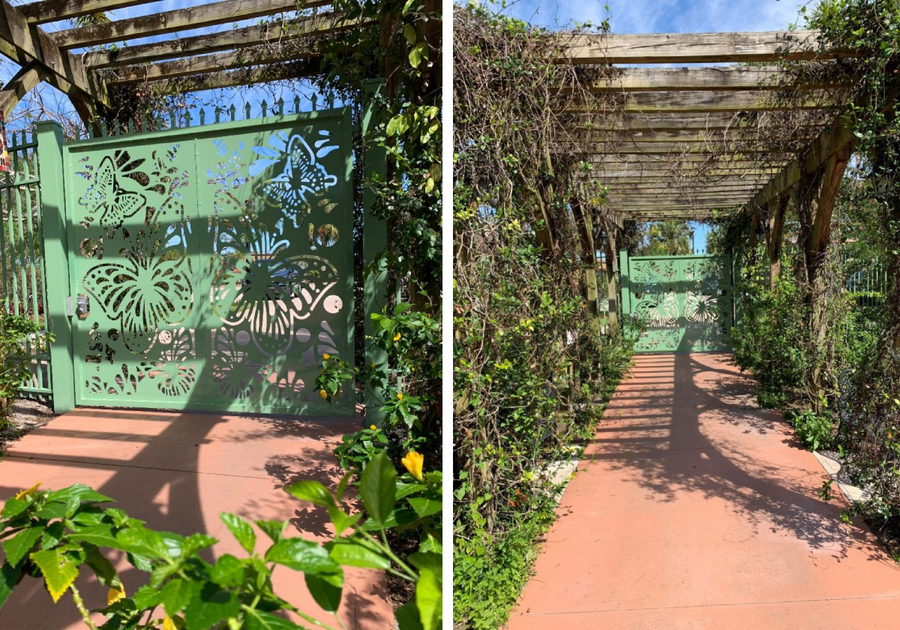 New Gate at the Port St. Lucie Botanical Gardens