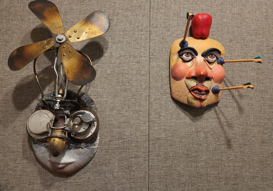 Two Masks from the Hixons’ Collection Global Village Museum