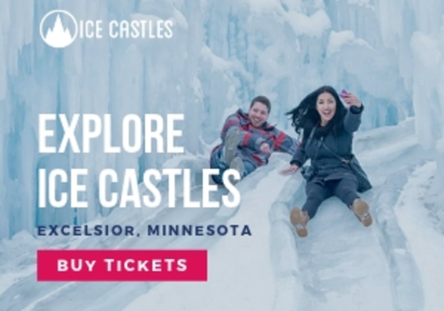 WIN TICKETS to Ice Castles in Excelsior, Minnesota Opening 1/12/19