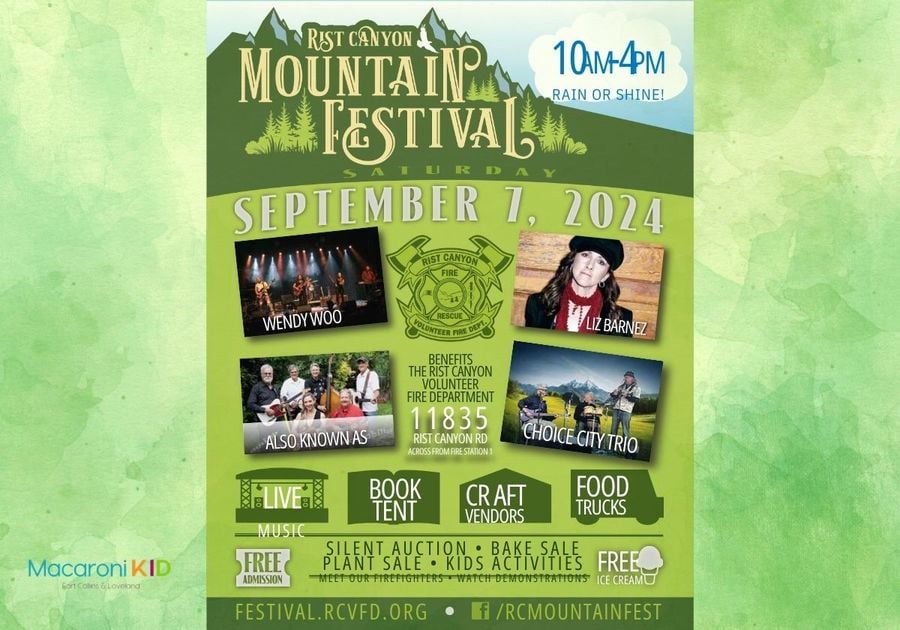 Rist Canyon Mountain Festival 2024 poster