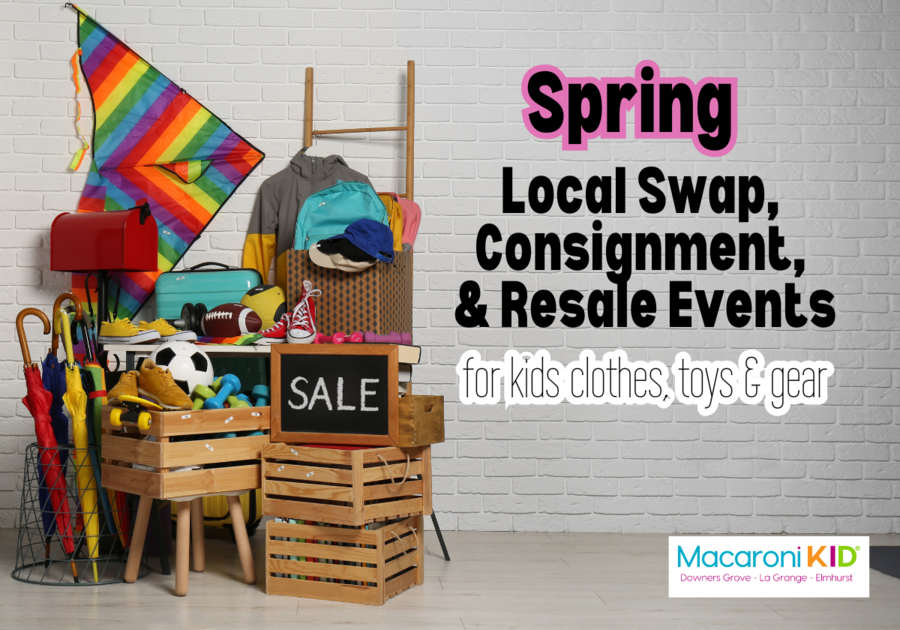 Spring Consignment Sales, Toy Resales, Sport Swaps, Used Children's Clothes Downers Grove Lombard