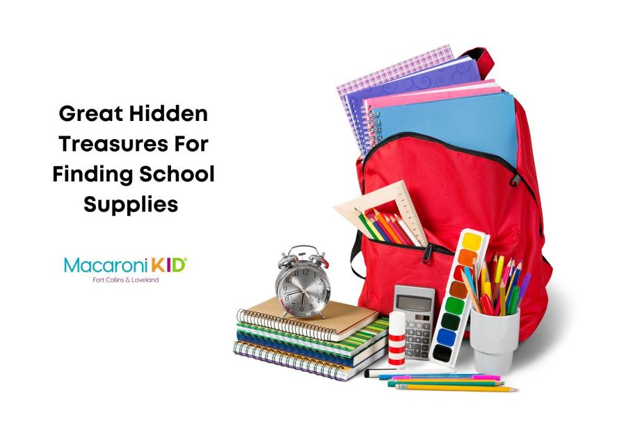 Great Treasures for Finding School Supplies