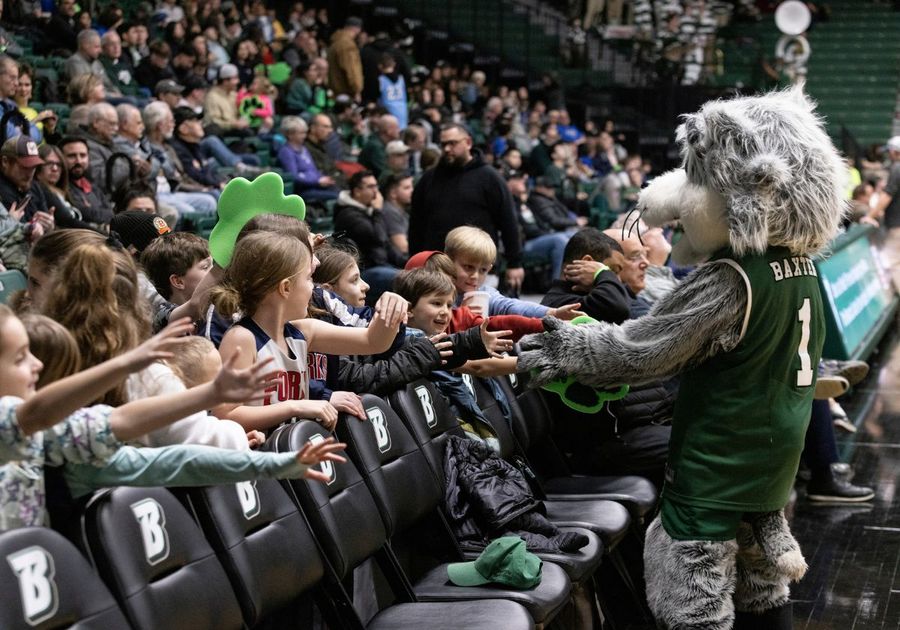 Binghamton University Bearcat Events Center Crowd Kids