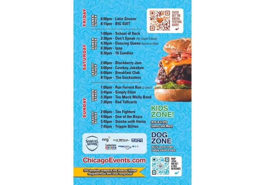 Don't Miss the Roscoe Village Burger Fest Macaroni KID Chicago Northside