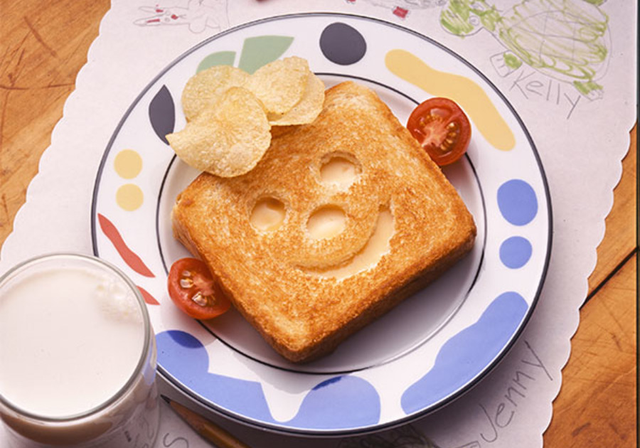 Funny Face Grilled Cheese Sandwich photo by Land-O-Lakes