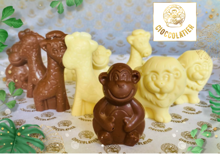 Cioccolatier Jungle Buddies animal-shaped chocolates