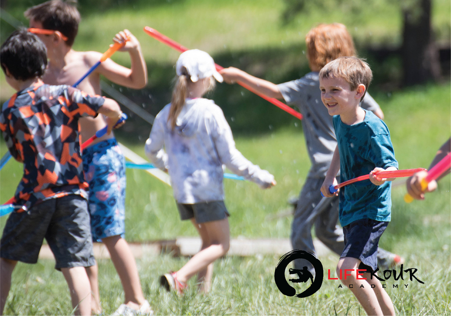 LifeKour Summer Camp Bubble wand fun!