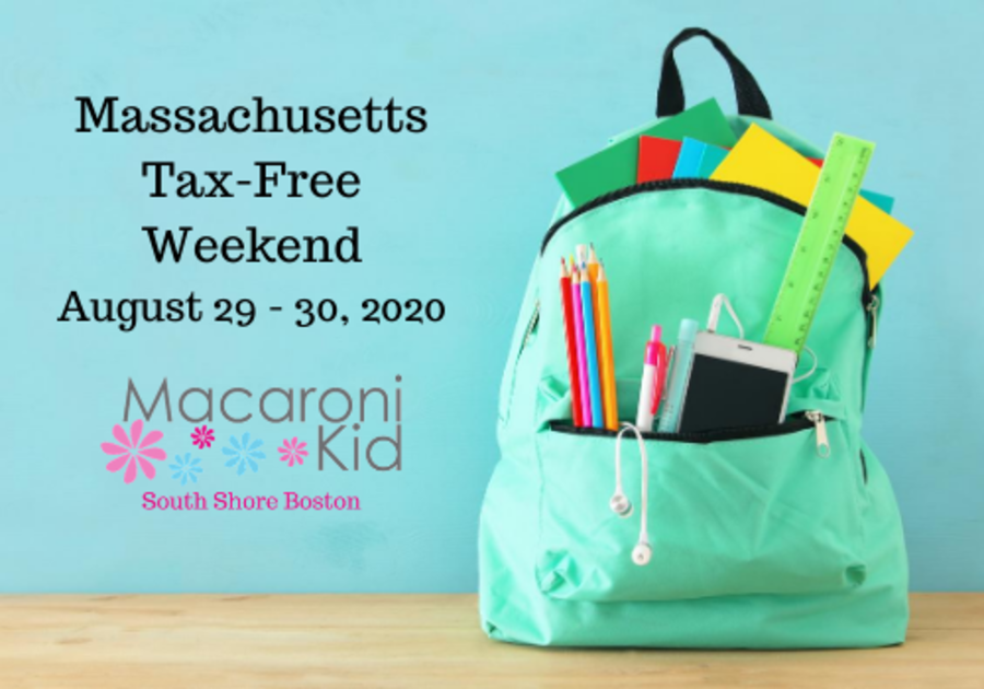 Massachusetts Tax-Free Weekend 2020