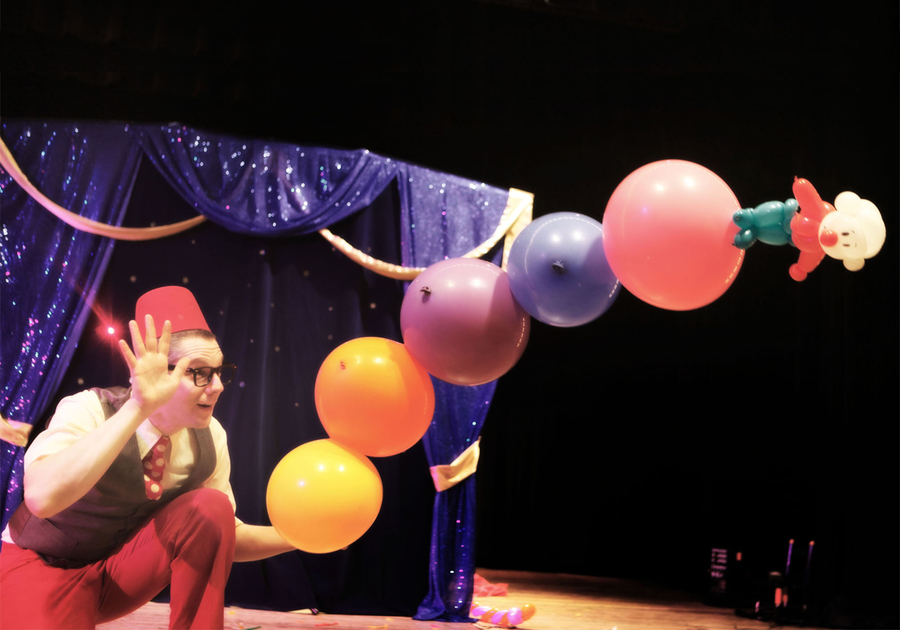 Smarty Pants with balloon creation