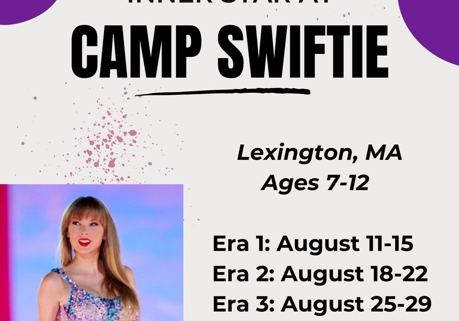 Flyer for Camp Swiftie