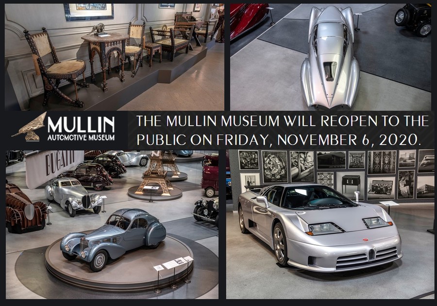 Oxnard Mullin Automotive Museum ReOpens on Friday, Nov. 6, 2020