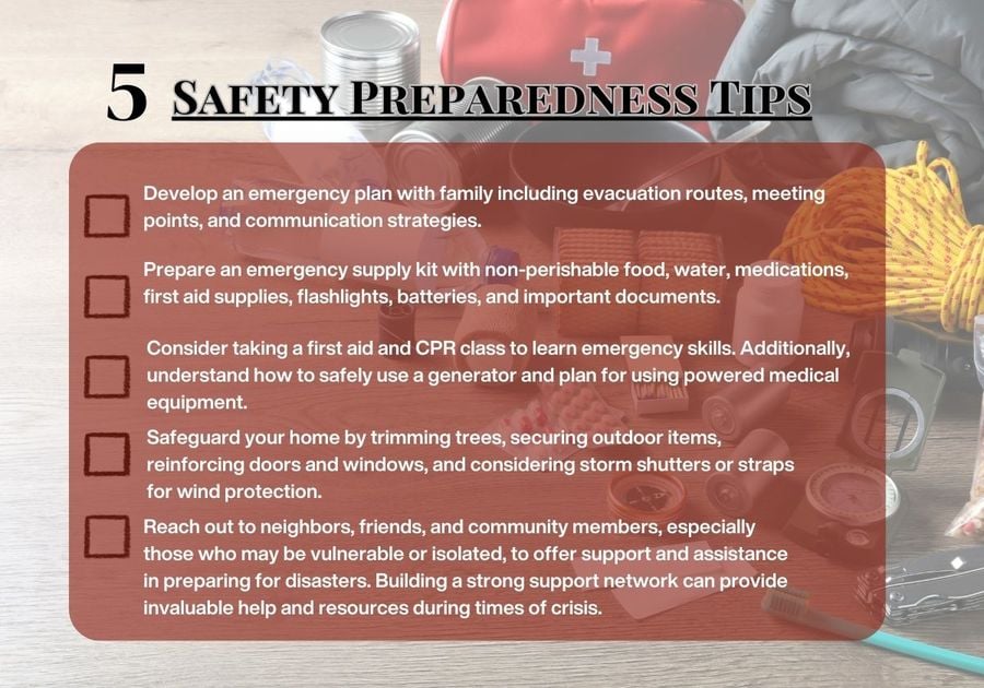 5 Safety Preparedness Tips