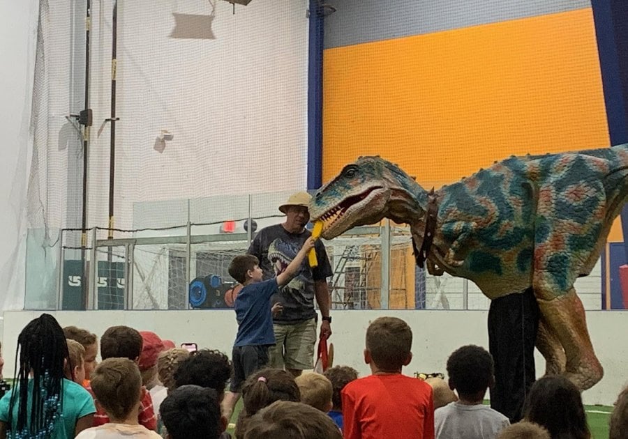 Dinosaur assembly United Sports Camps