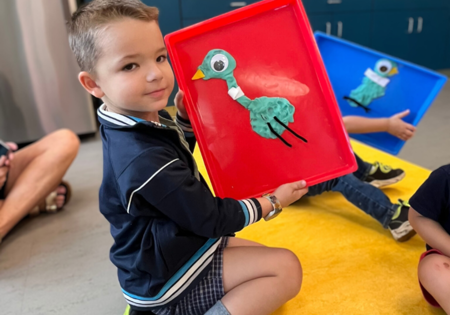 Toddlers engaging in play-based learning at expERIEnce Children’s Museum toddler class