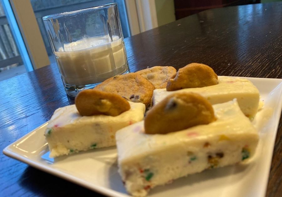cookies in milk fudge