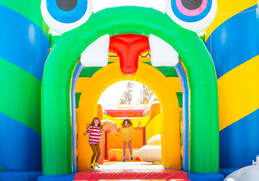 FUNBOX — The World's Biggest Bounce House — is at Park Meadows Mall