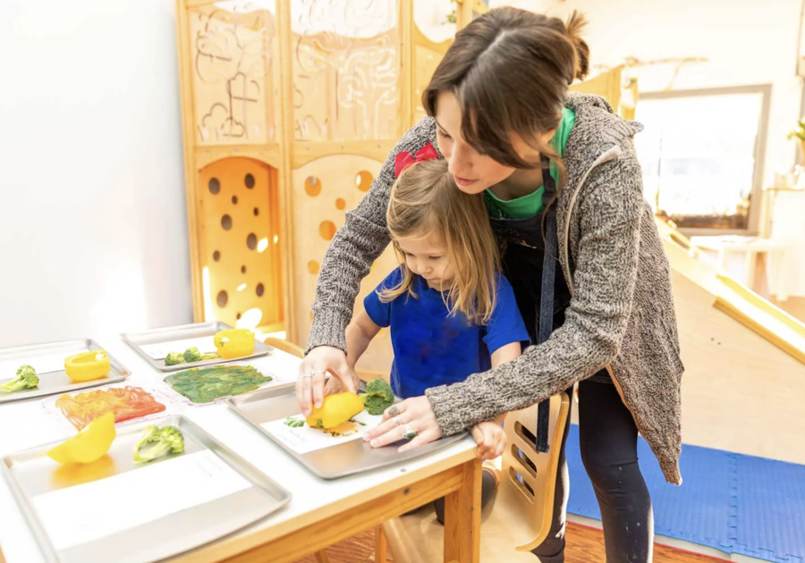 Kids Garden using Food to make Art