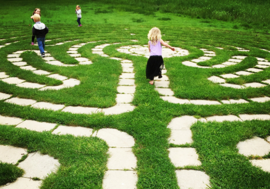 Frontier Park labyrinth erie pa