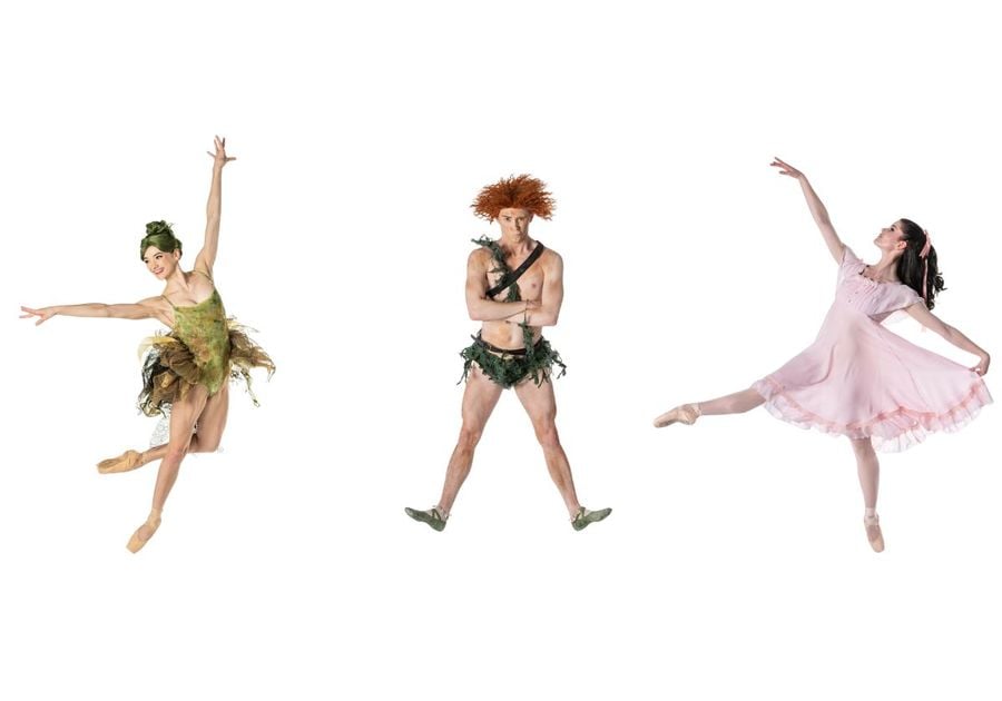 Pittsburgh Ballet Theatre Artists Grace Rookstool, Josiah Kauffman and Amanda Morgan; Photos by Michael Henninger 