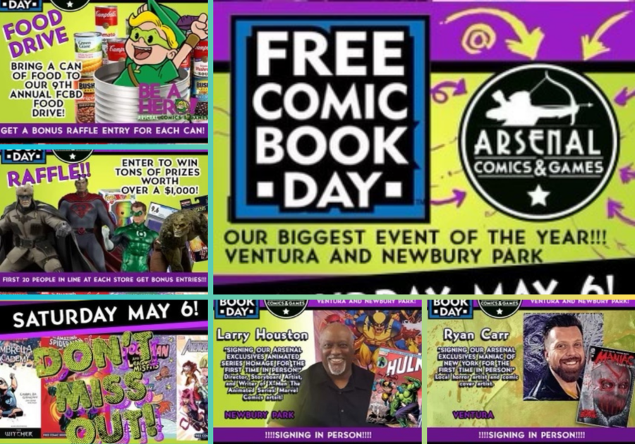 Celebrate Free Comic Book Day Locally at Arsenal Comics and Games