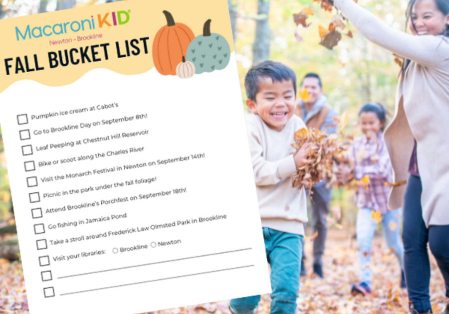 Fall bucket list for newton and brookline massachusetts