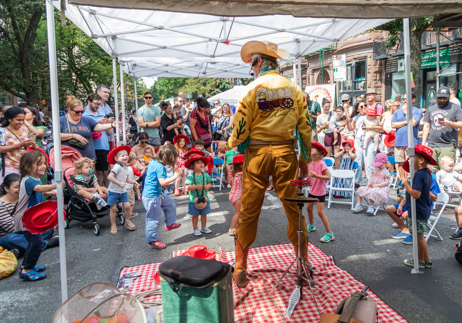 Montague Open Streets Back to School Party