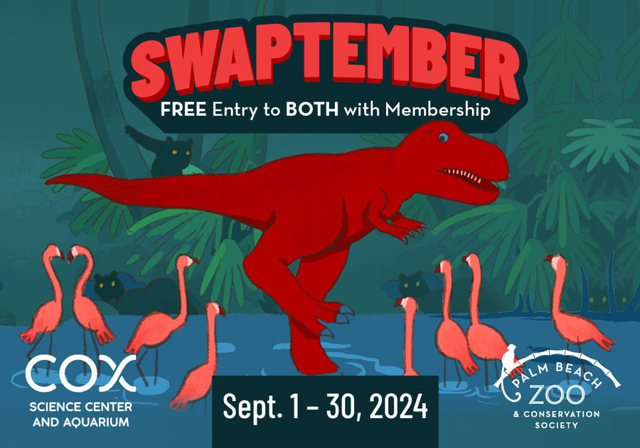 Swaptember with Palm Beach Zoo & Conservation Society and Cox Science Center and Aquarium