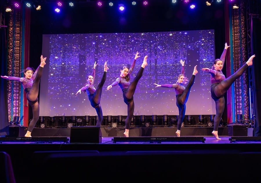 Dancers on stage