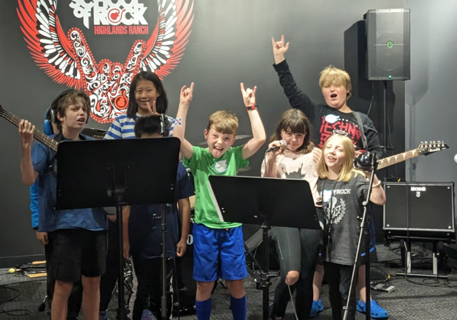 School of Rock Highlands Ranch summer camp group photo