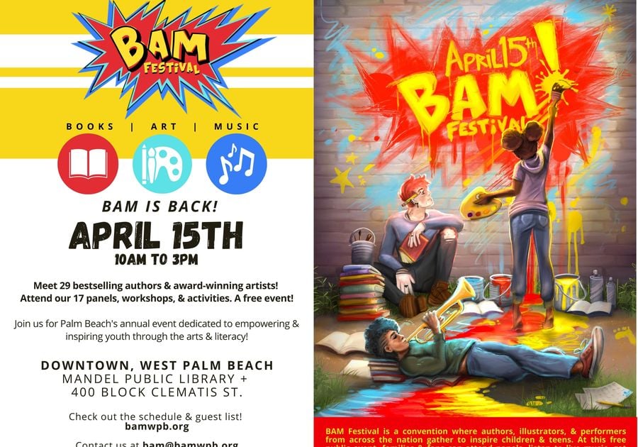 BAM Festival Celebrates Books, Art & Music in Downtown West Palm Beach