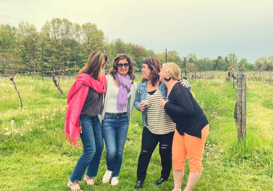 Friends in Vineyard