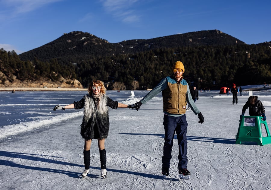 Couple Ice Skating