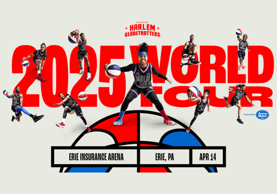 Harlem Globetrotters in Erie PA April 14 2025. Get tickets now