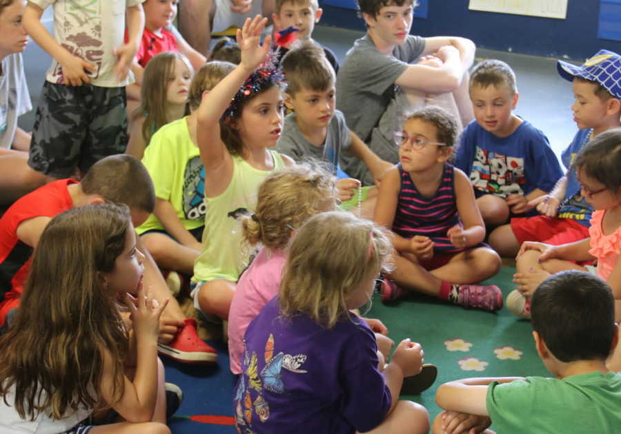 campers; kids; learning; jewish education