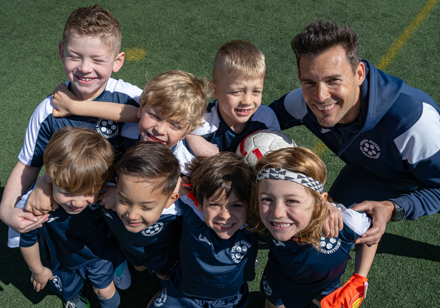 little boy soccer team