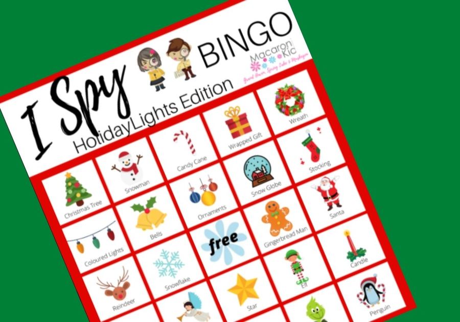 Holiday Lights Bingo