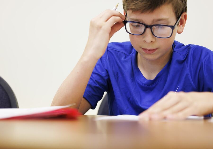 Kid thinking