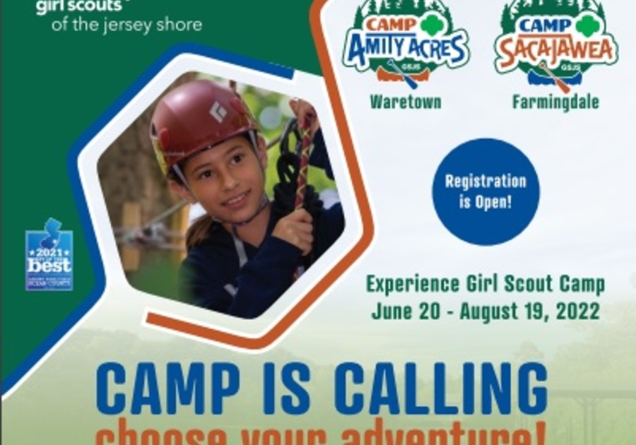 Girl Scouts of the Jersey Shore Camp 2022