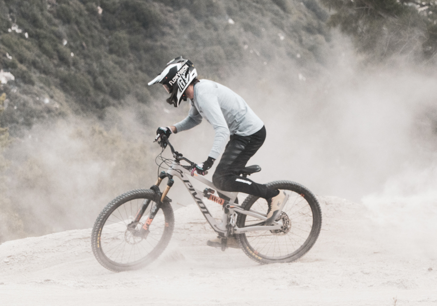 guy on mountain bike