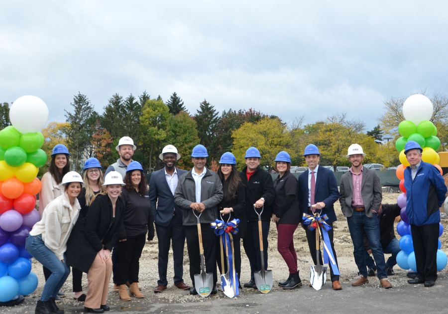 Groundbreaking at the Kiddie Academy of Wheaton location