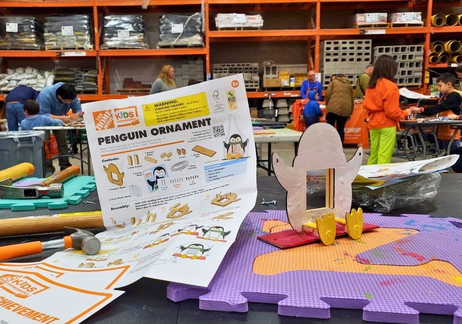 Home Depot Kids DIY Free Workshop Johnson City NY