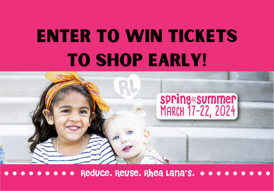 Ticket giveaway for shopping Rhea Lana's March sale!