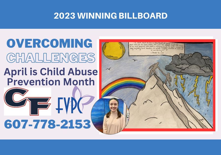 Family Violence Prevention Council of Broome County Art Contest Winner
